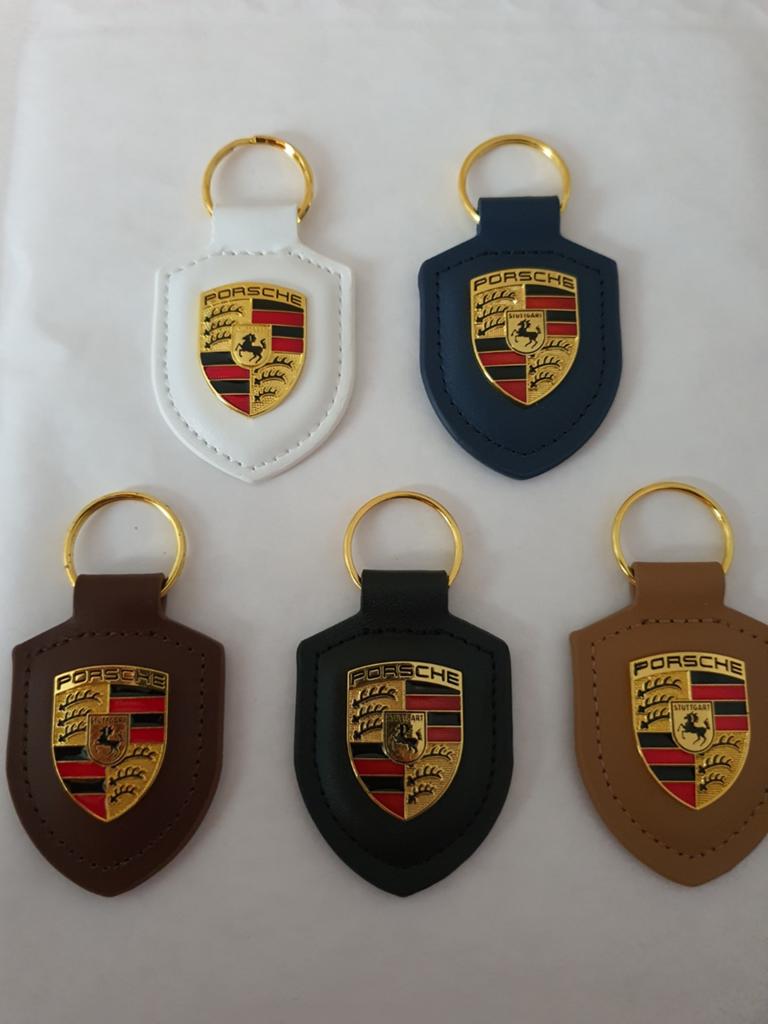 Porte-clés en cuir Porsche, Enlèvement ou Envoi, Neuf