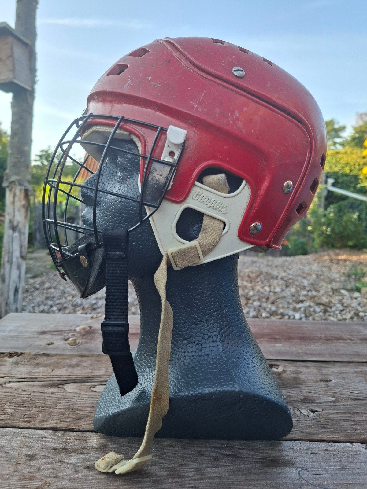 vintage canadese ijshokey helm, Ophalen of Verzenden
