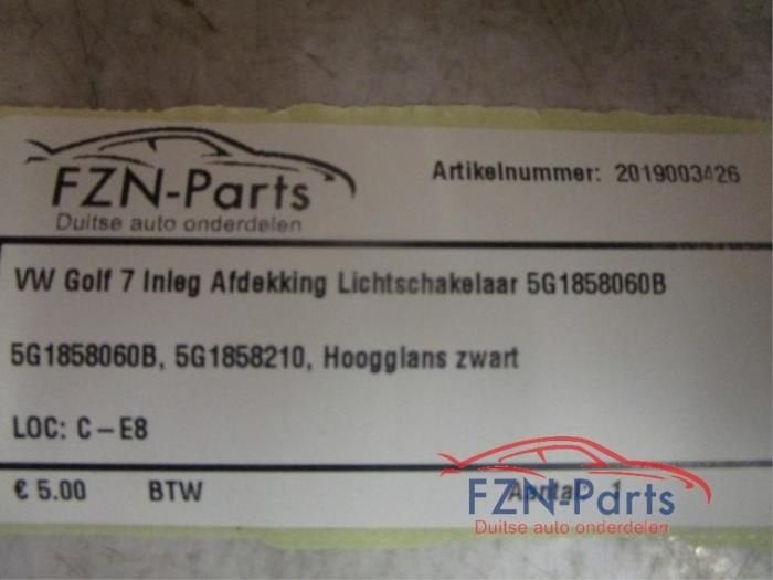 Licht Schakelaar Volkswagen Golf (22744737), Auto-onderdelen, Ophalen of Verzenden, Gebruikt
