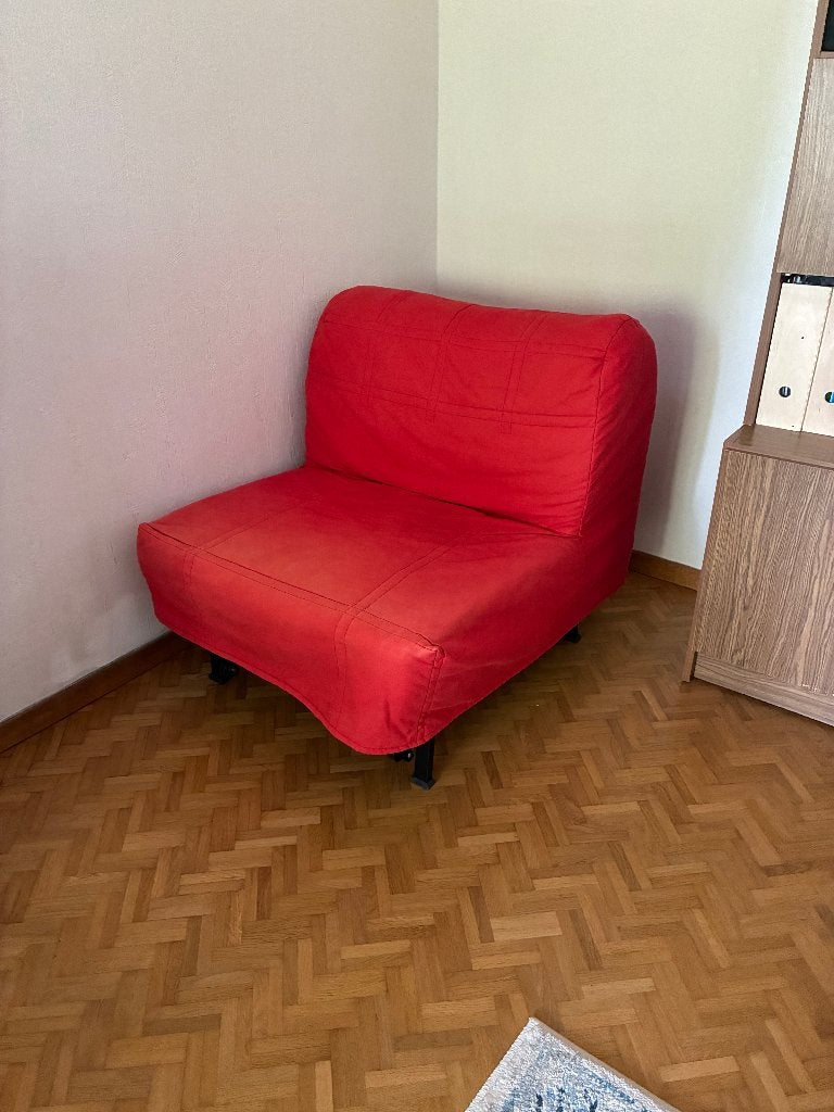 Ikea PS zetel / eenpersoonsbed, Ophalen, Gebruikt, Eenpersoons, Minder dan 150 cm