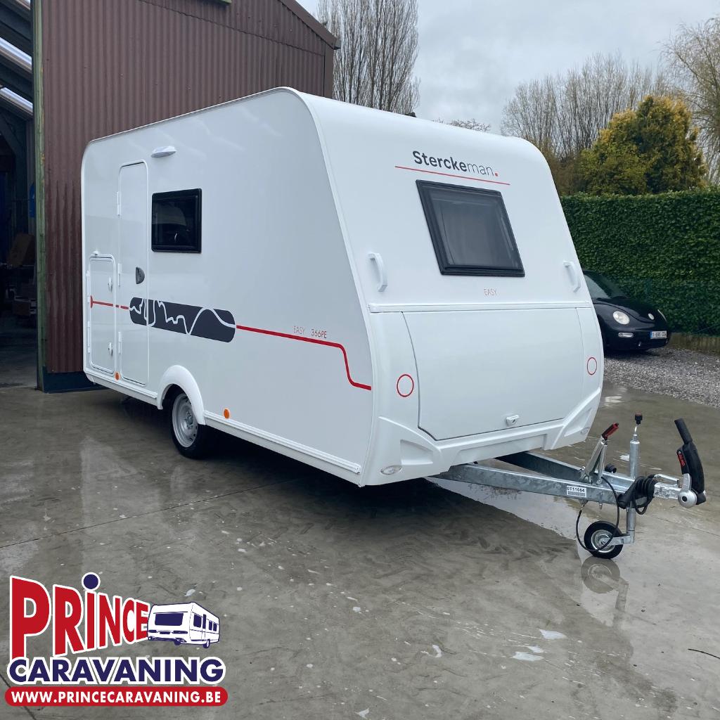 Sterckeman Easy 366 PE 2026 - Prince Caravaning, Stapelbed, Sterckeman, Bedrijf, Tot en met 4