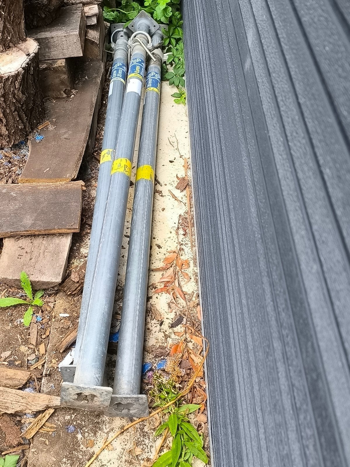 Étançons acier galvanisé 3,5m, Enlèvement
