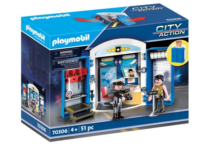 PLAYMOBIL City Action Speelbox Politiestation - 70306, Complete set, Overige typen, Nieuw, Ophalen of Verzenden