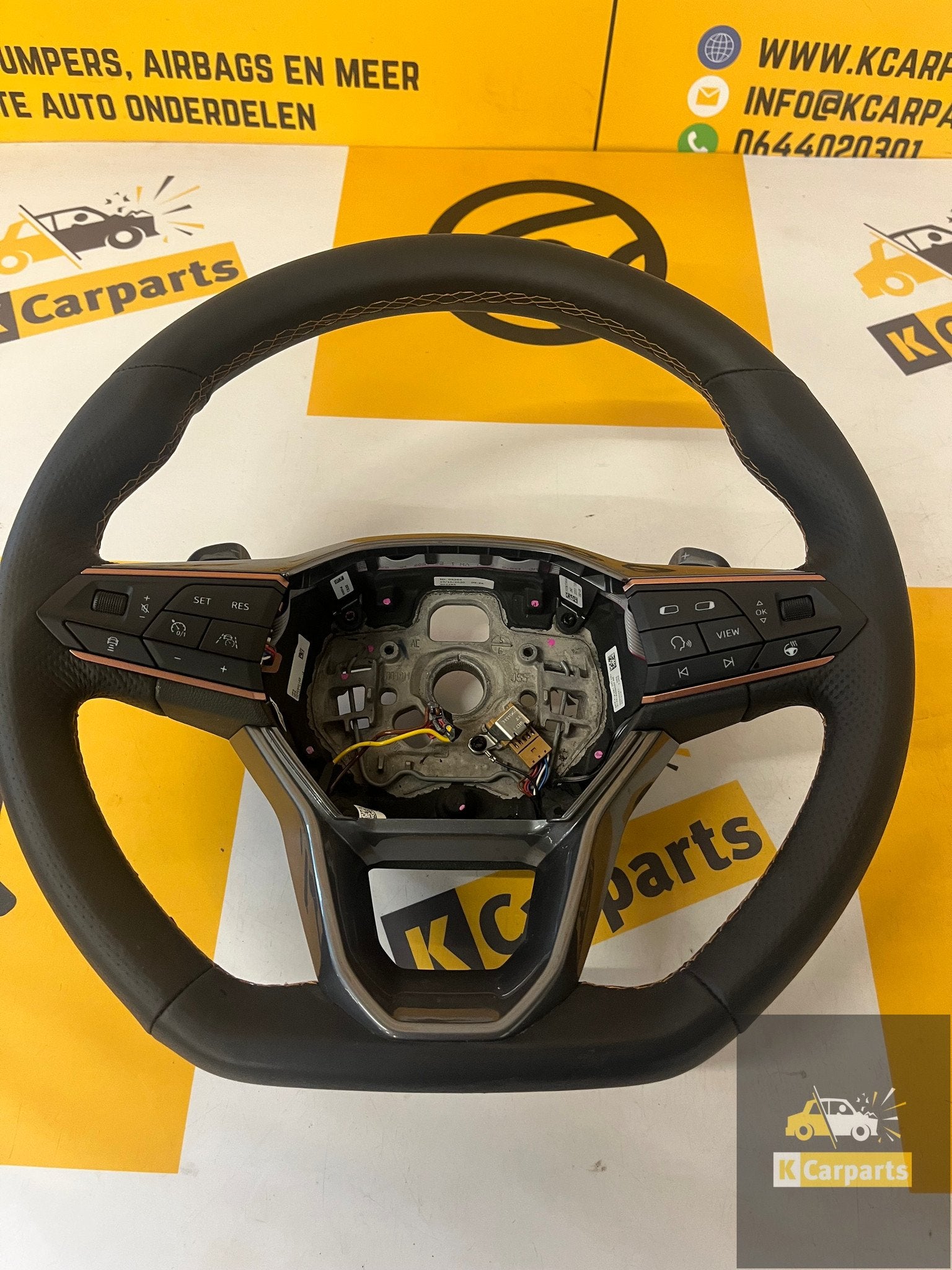 Stuur Seat Leon Cupra 5FA 419091DQXEY origineel stuurwiel, Auto-onderdelen, Besturing, Info@fabrikant.eu, Fabrikantstraat 1
1000 AA  Amsterdam, NL