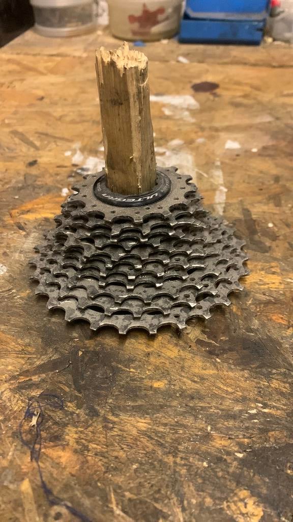Cassette ultegra 14-28t, Enlèvement