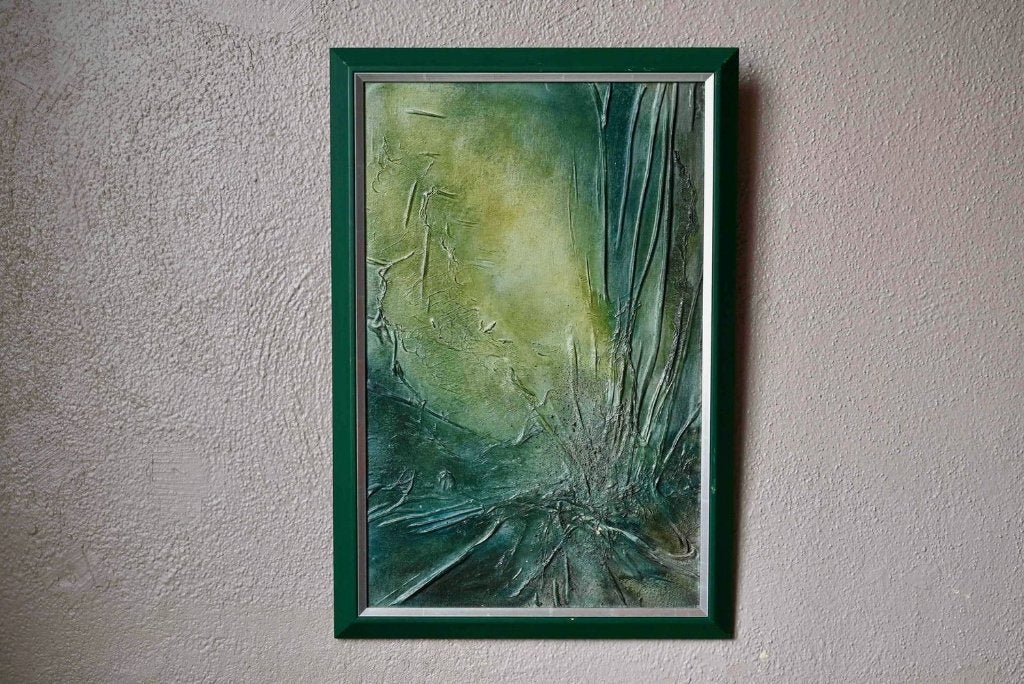 Abstract schilderij Bajsarowicz - Zakopane 1988, Ophalen, Minder dan 50 cm, Gebruikt, 50 tot 75 cm