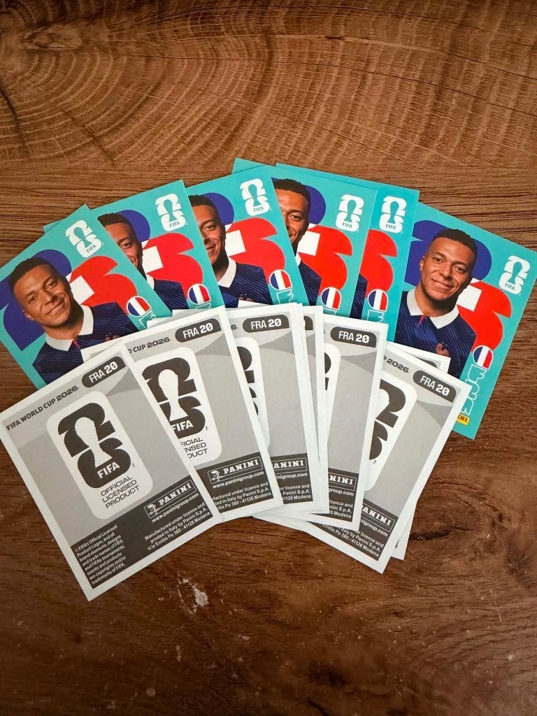 panini Mbappe Fra20 wk 2026, Ophalen of Verzenden