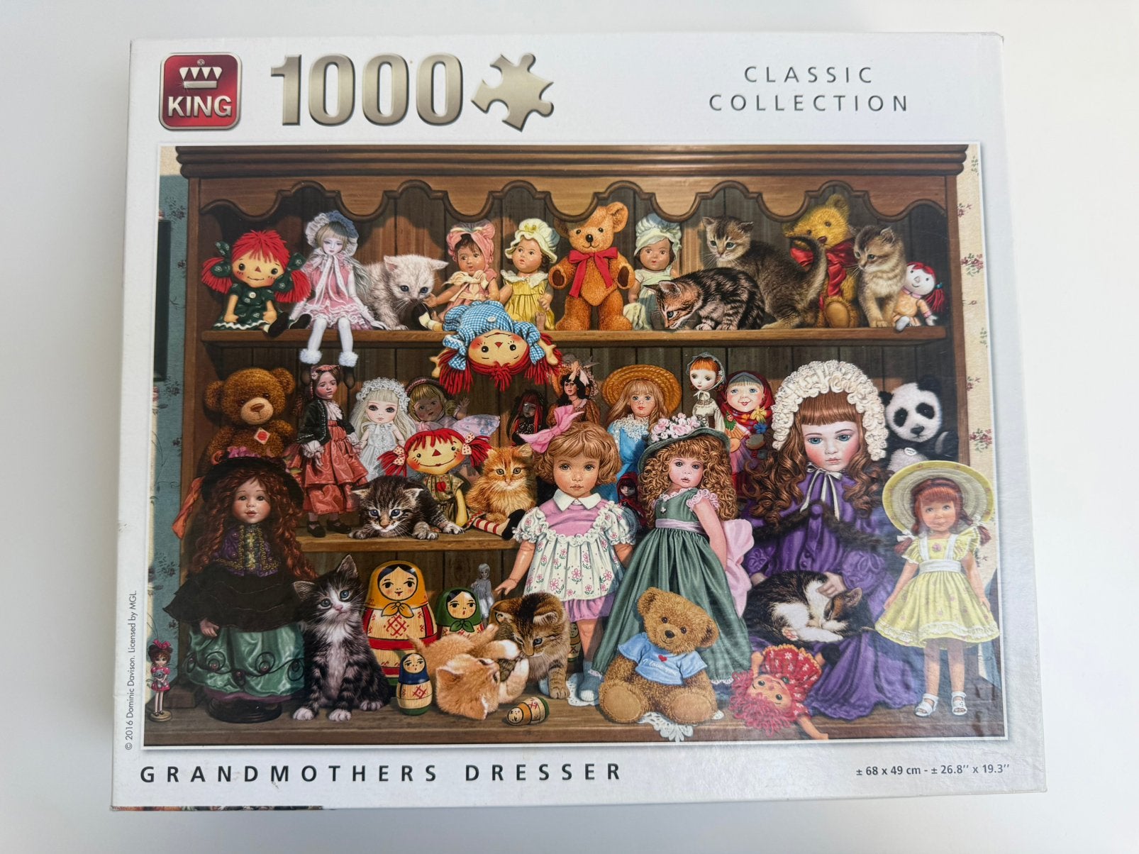 Puzzel King, Ophalen of Verzenden, 500 t/m 1500 stukjes, Zo goed als nieuw, Legpuzzel