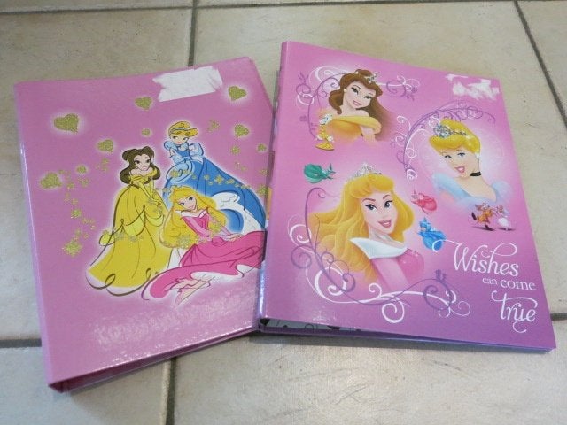 2 ringmappen Disney Princess, Ophalen