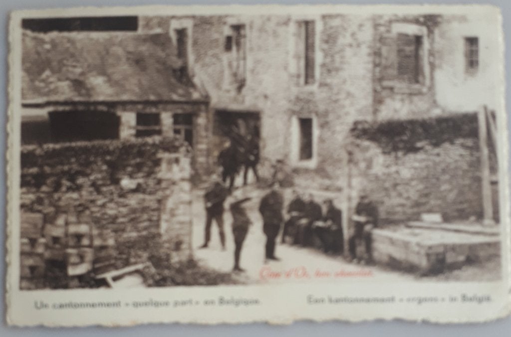 CP BELGISCH LEGER Kantonnement Uitg. Côte d'Or Ref.E16, Ophalen of Verzenden, Landmacht, Foto of Poster