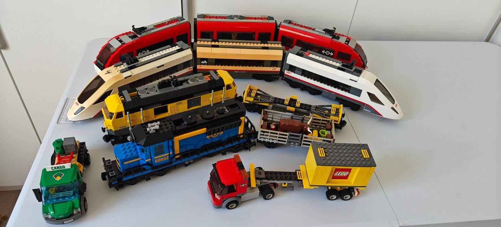 Lego lot treinen, Kinderen en Baby's, Speelgoed | Duplo en Lego, Ophalen, Lego, Losse stenen, City