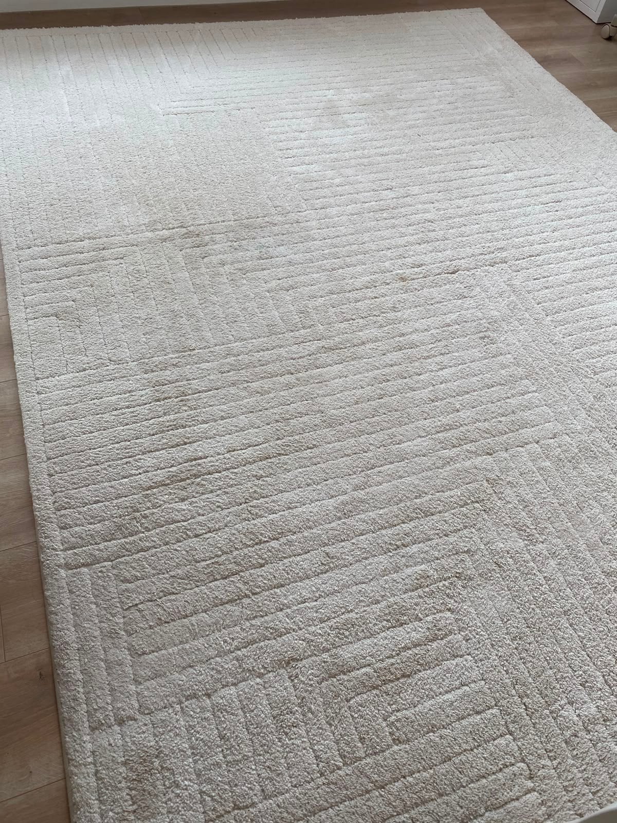 Tapijt crème 290x200, Ophalen, 200 cm of meer, Zo goed als nieuw, 200 cm of meer