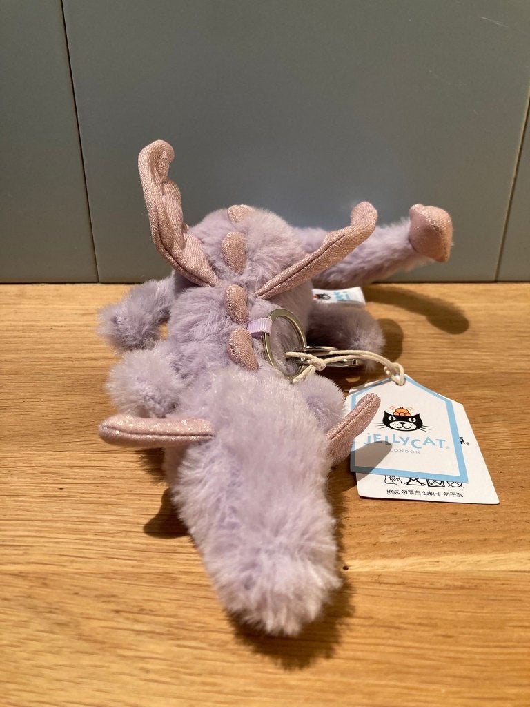 Porte-clés Jellycat Blue Dragon, Neuf, Jellycat, Enlèvement ou Envoi, Overige karakters