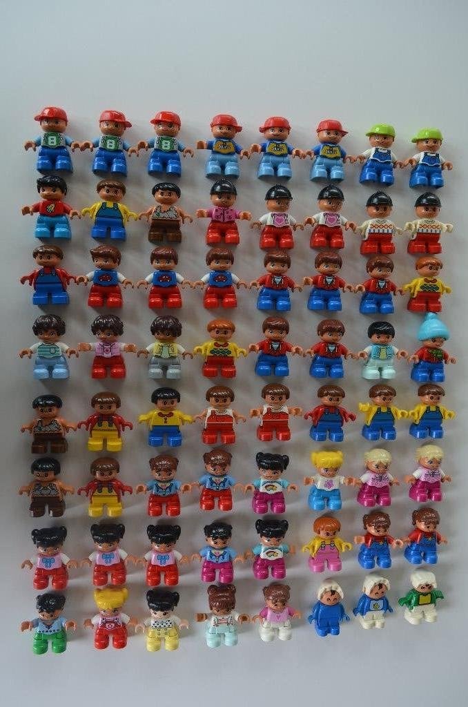 Lego - Duplo popjes en dieren € 2,00 per stuk., Kinderen en Baby's, Speelgoed | Duplo en Lego, Inclusief minifiguren, Overige thema's