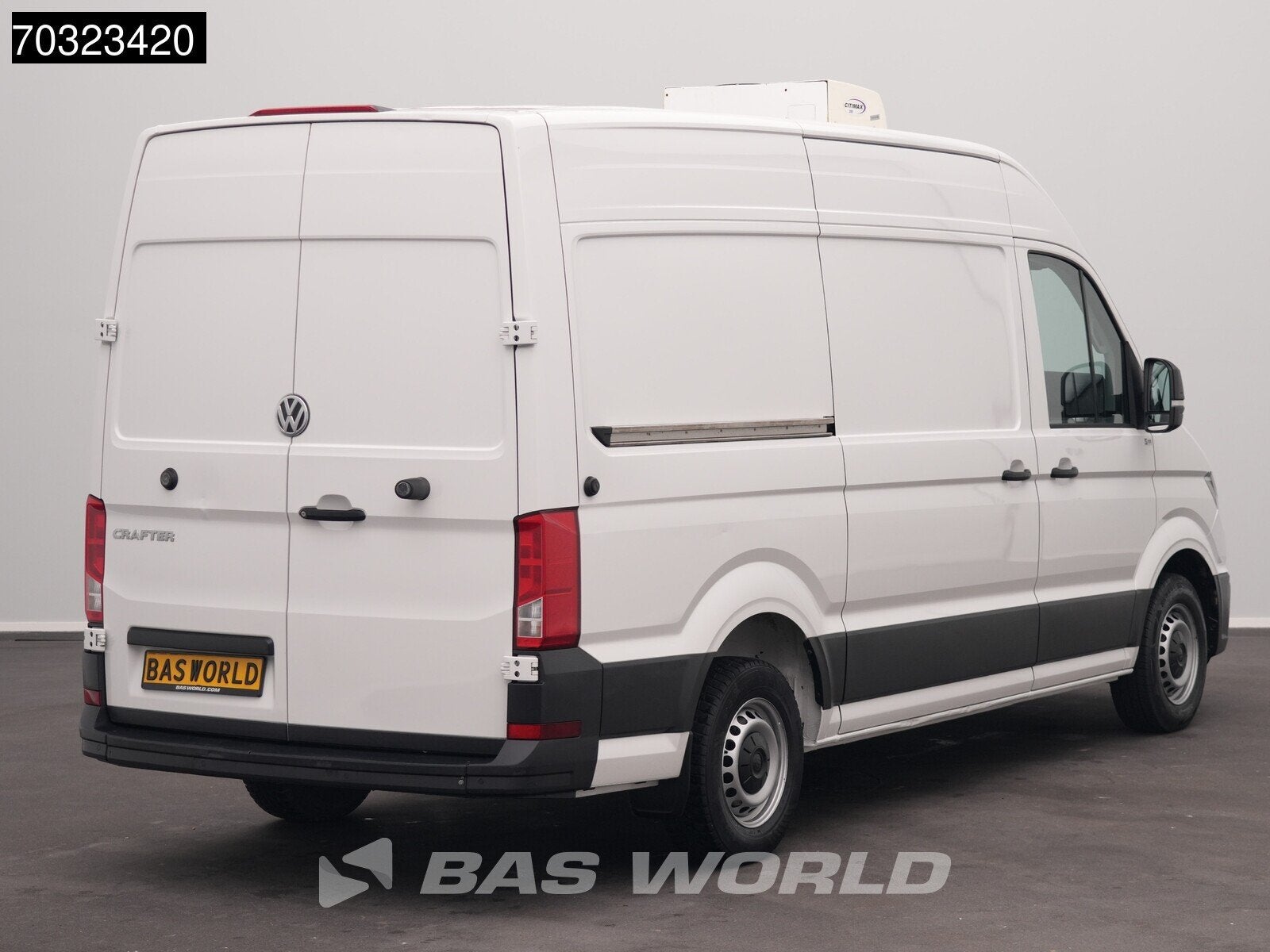 Volkswagen Crafter 140pk Koelwagen L3H3 Carrier Citimax 280, Auto's, Bestelwagens en Lichte vracht, Stof, Gebruikt, Euro 6, 4 cilinders