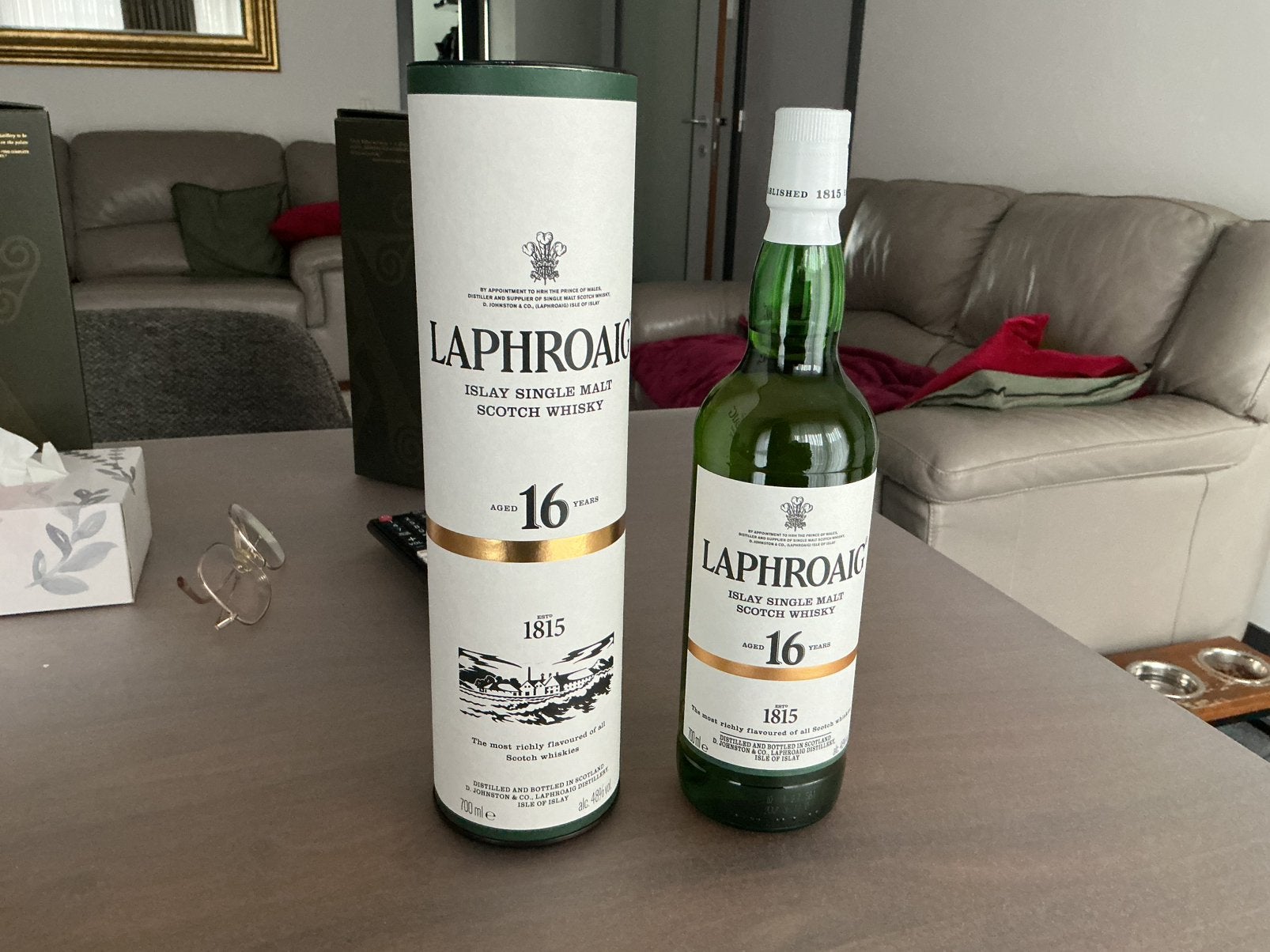 Laphroaig 16, Verzamelen, Ophalen of Verzenden, Zo goed als nieuw