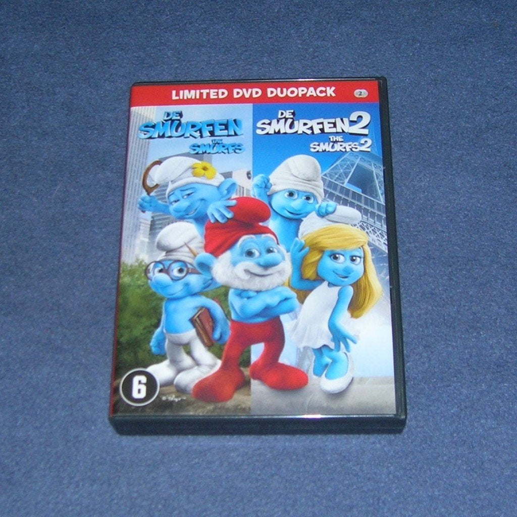 DVD Limited Duopack De Smurfen 1 & 2, Ophalen, Zo goed als nieuw, Gebruiksvoorwerp