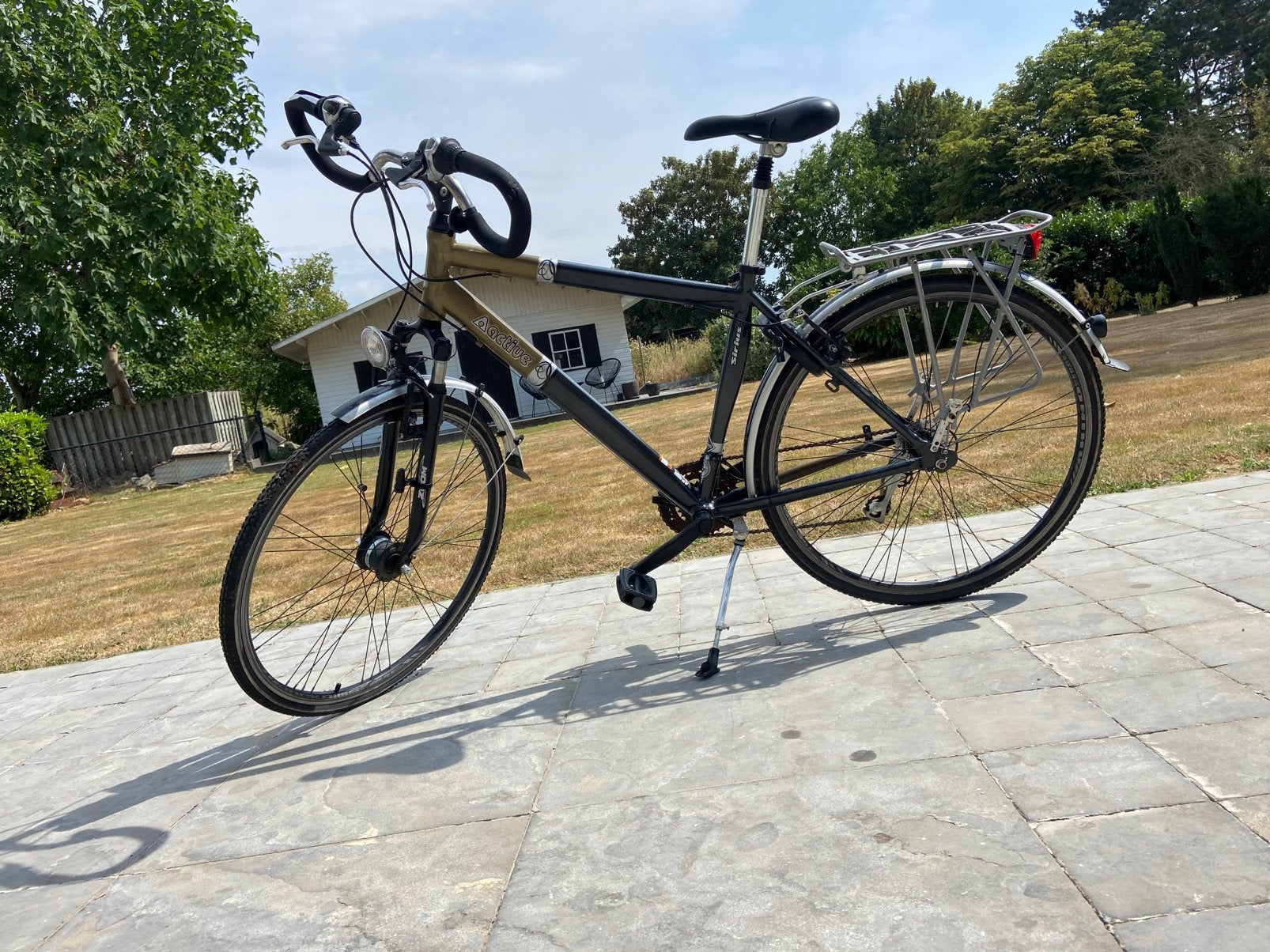 Vélo de ville/vélo étudiant M — Shimano Acera, Autres marques, Frein sur jante, Enlèvement, Utilisé