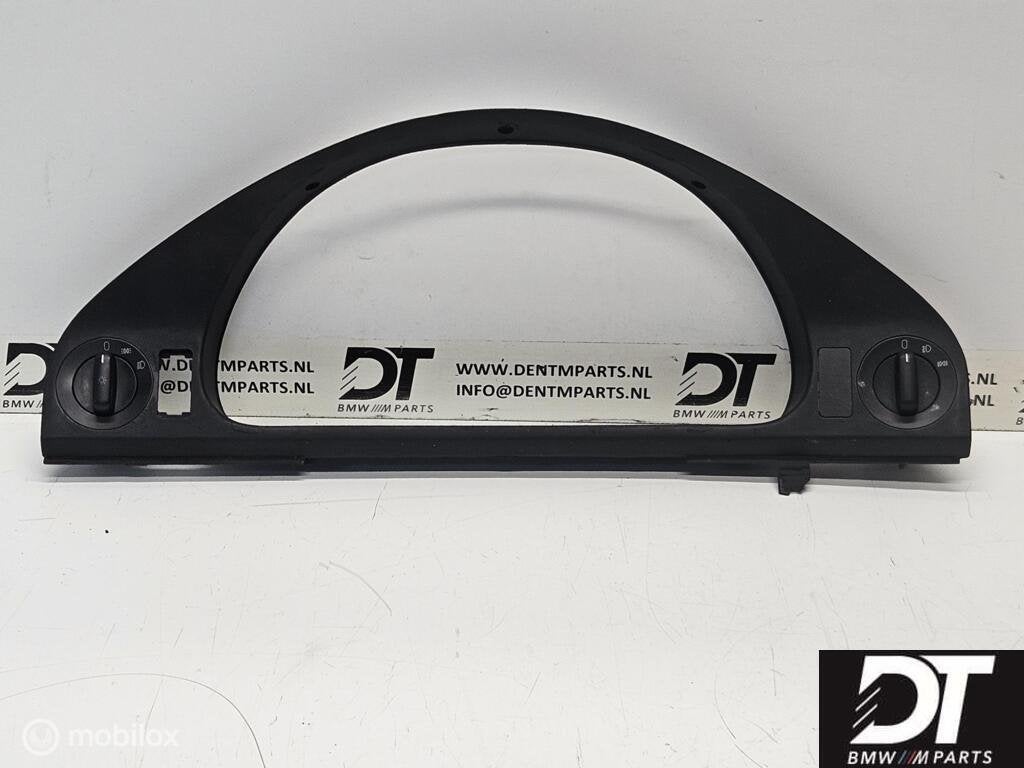 Lichtschakelaar + frame BMW 5-serie E39 51458159735, Auto-onderdelen, Dashboard en Schakelaars, BMW, Gebruikt, Ophalen of Verzenden