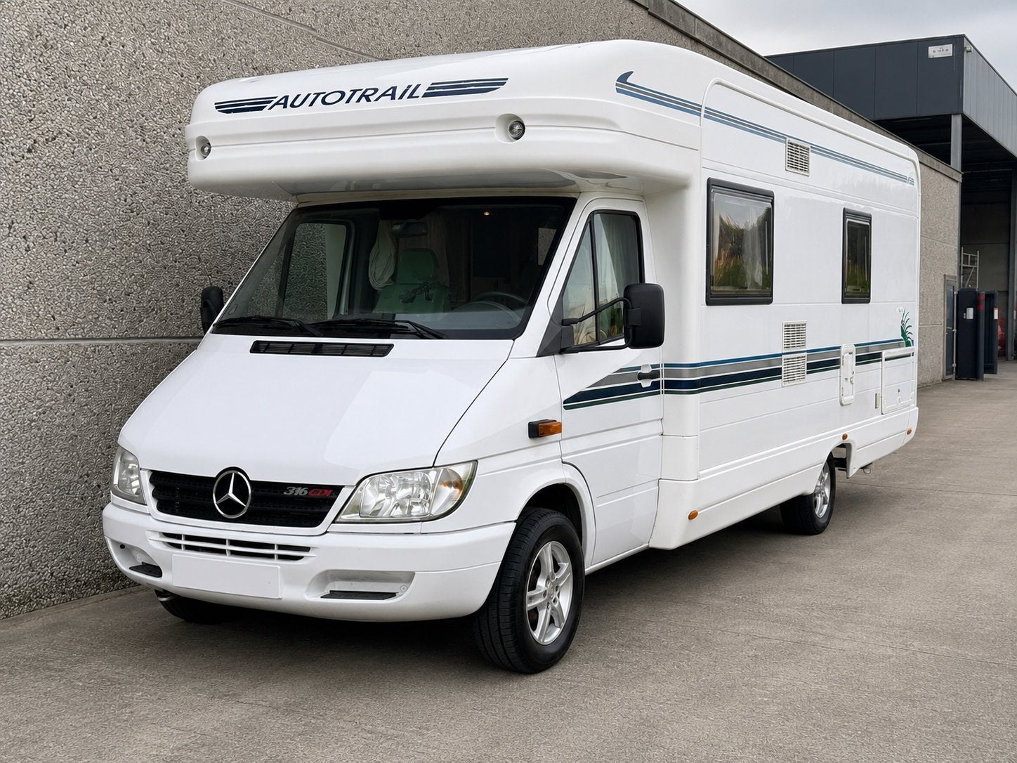 Mercedes Sprinter 316 CDI Automaat Mobilhome – 2001 – 118dkm, Jusqu'à 4, Entreprise, Mercedes-Benz, Diesel