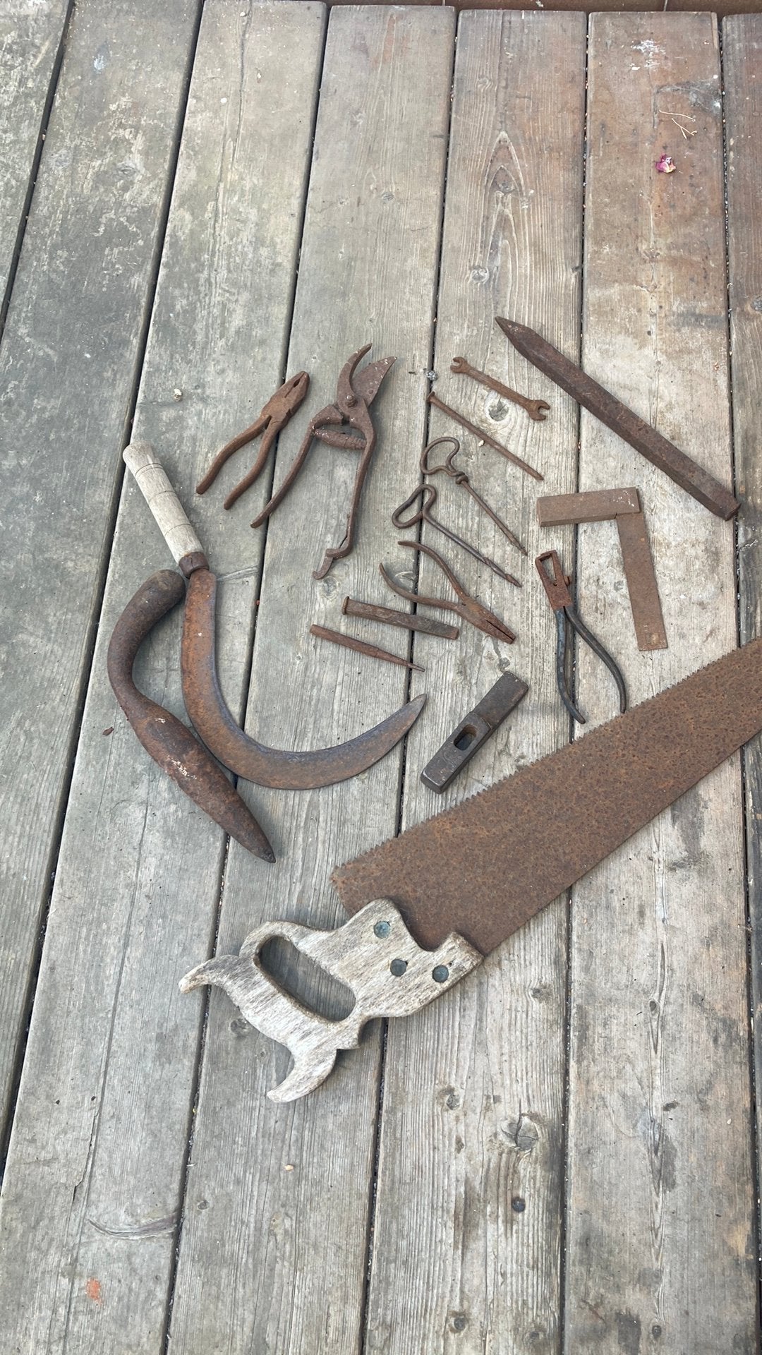 Ensemble de vieux outils vintage, Antiquités & Art, Enlèvement