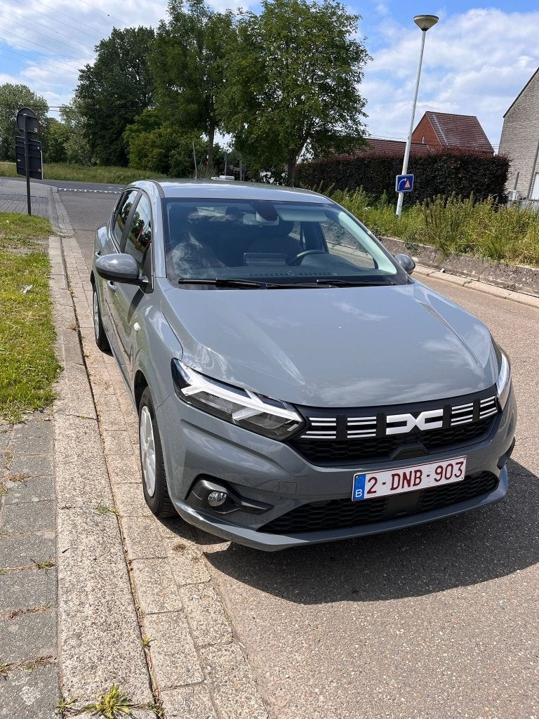 Dacia Sandero III Expression TCe90, Auto's, Dacia, Stof, Zwart, 67 kW, 5 deurs