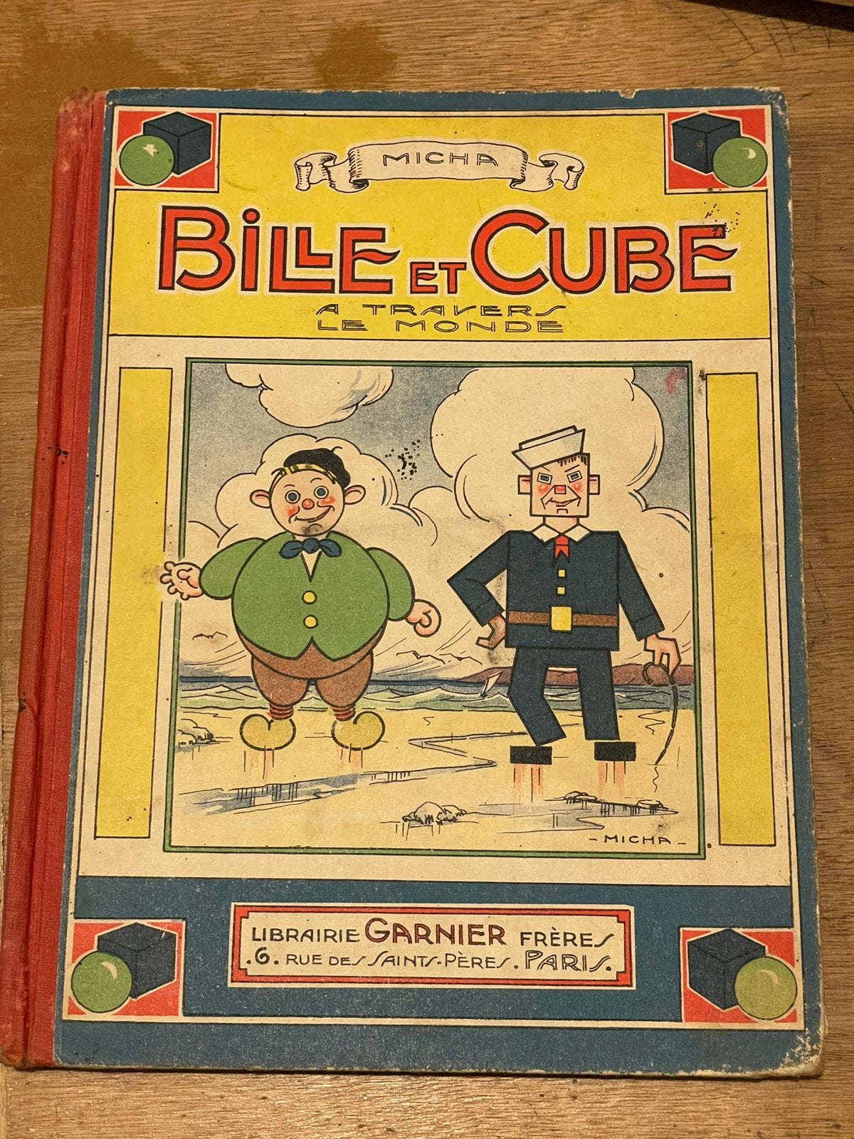 Livre ancien BD "Bille et Cube" - Micha / Garnier Frères, Ophalen