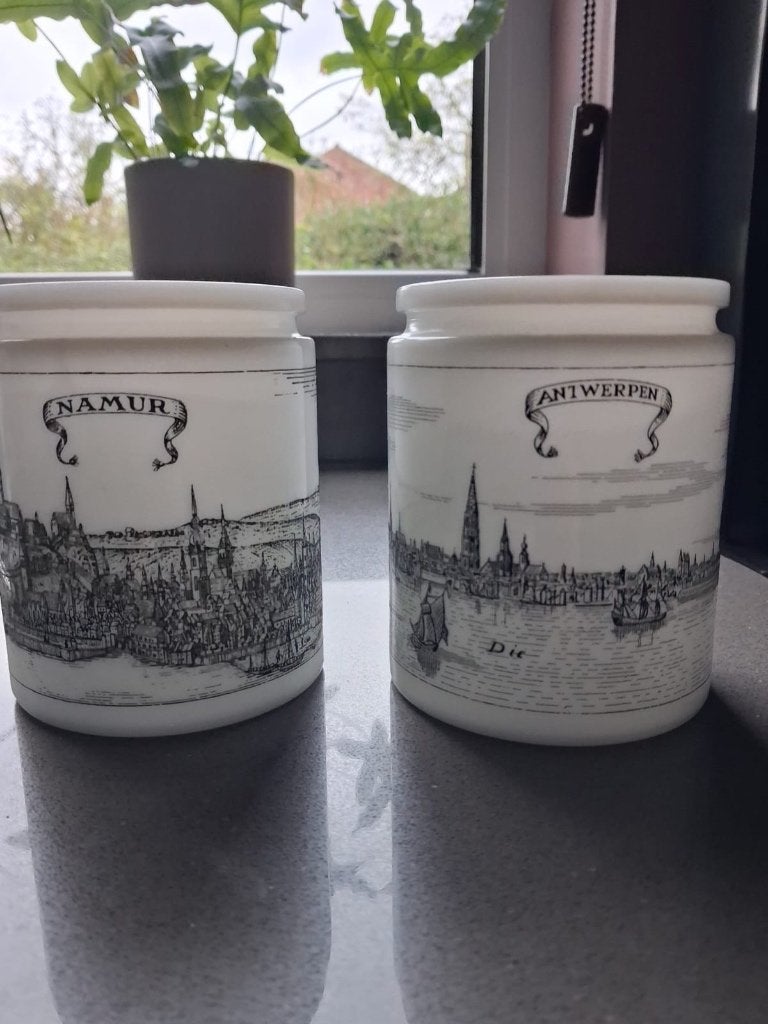 (confituur) potten, Ophalen, Gebruikt, Overige materialen, Pot, Bus of Blik