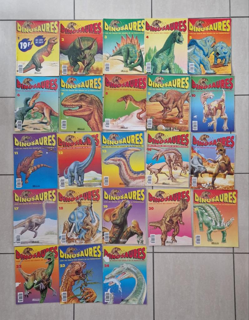 Lot revues Dinosaures Éditions Atlas n1 à 24., Boeken, Kinderboeken | Baby's en Peuters, Ophalen