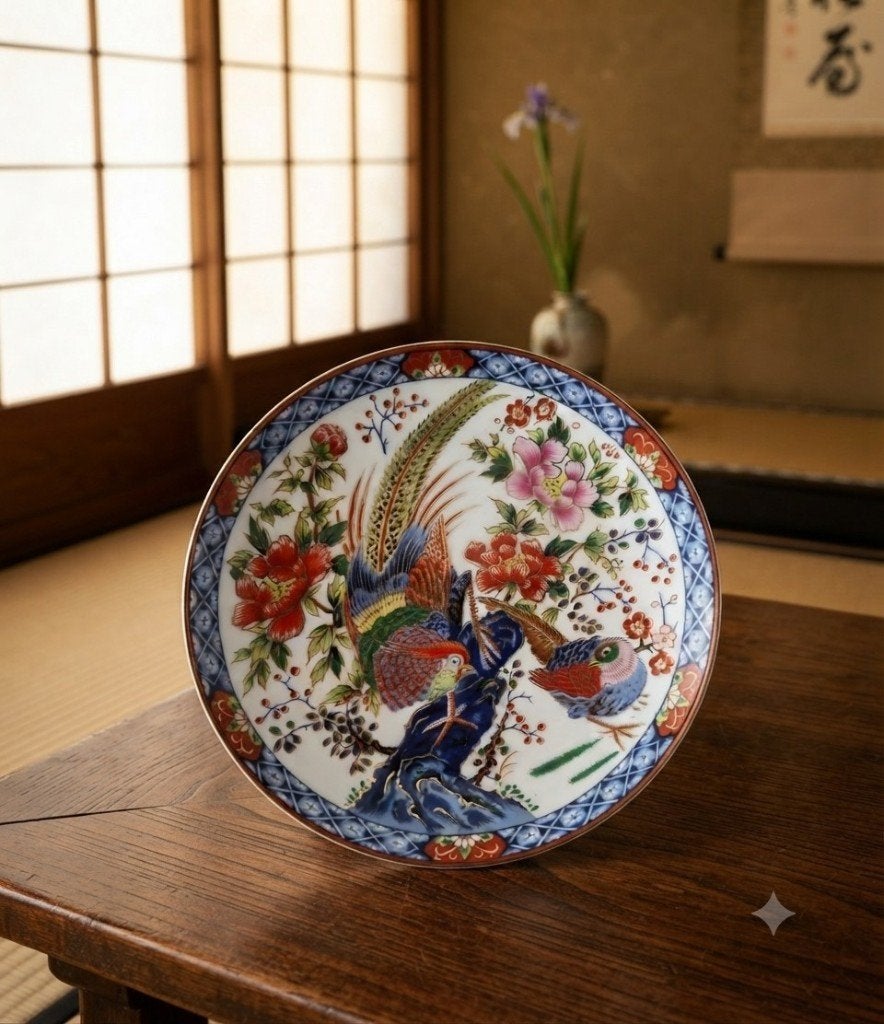 Assiette japonaise en porcelaine Imari par Toyo Eiwa Kinsei, Antiquités & Art, Art | Art non-occidental, 16 cm, Autres types, Pierre/céramique