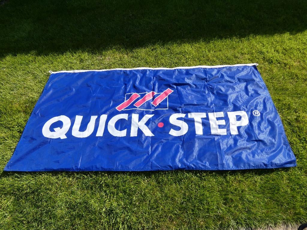 quick-step banner spandoek, Fietsen en Brommers, Ophalen of Verzenden, Gebruikt, Quick-step