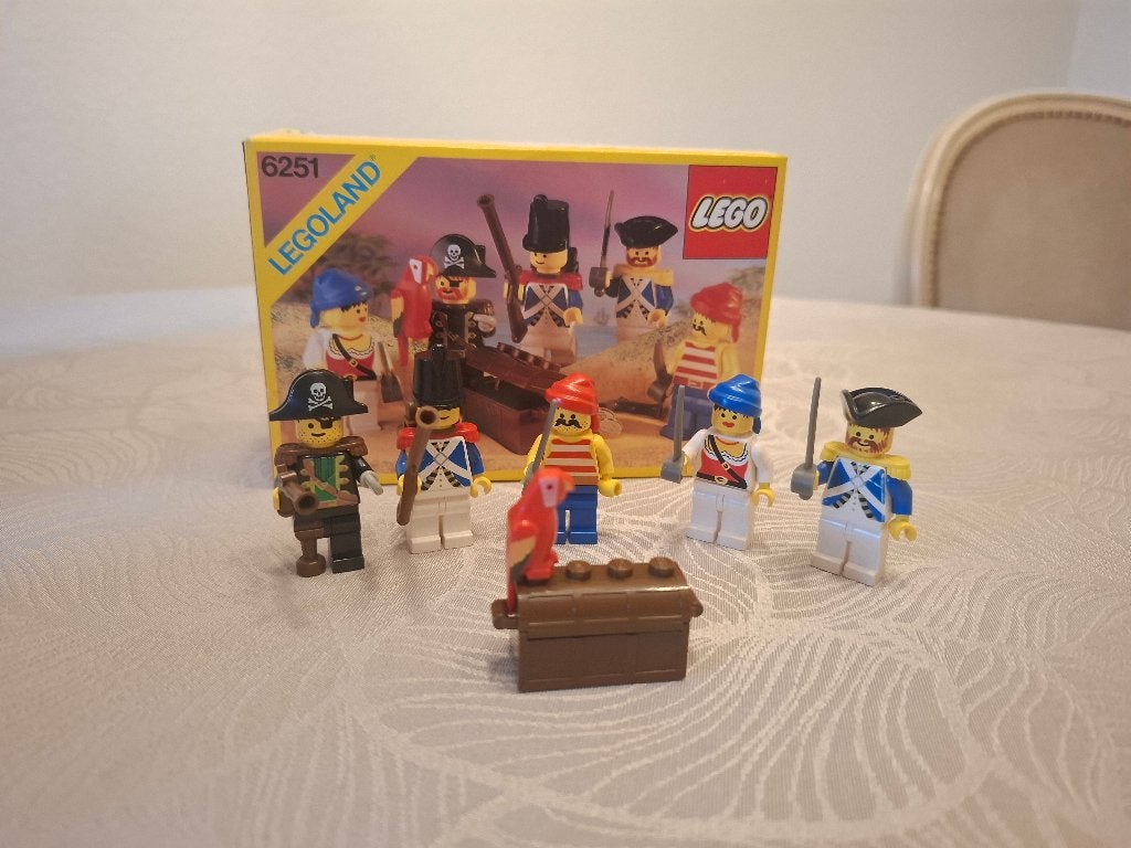 LEGO Vintage Pirates 6251 met Doos (1989), Compleet, Lego, Zo goed als nieuw, Complete set
