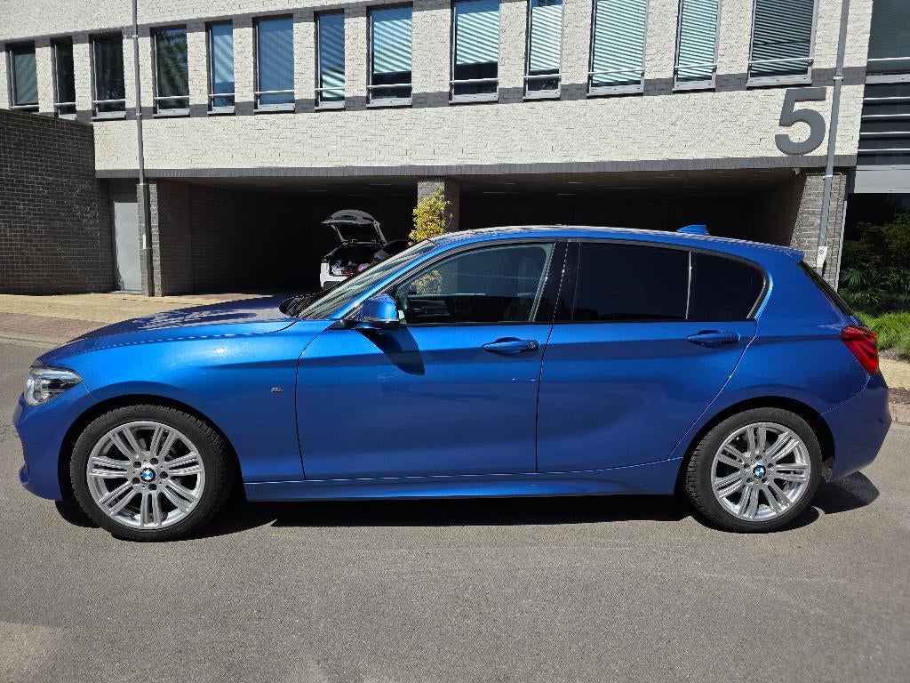 BMW Serie 1 118d M Sport, Auto's, 1995 cc, 4 cilinders, Blauw, Alcantara