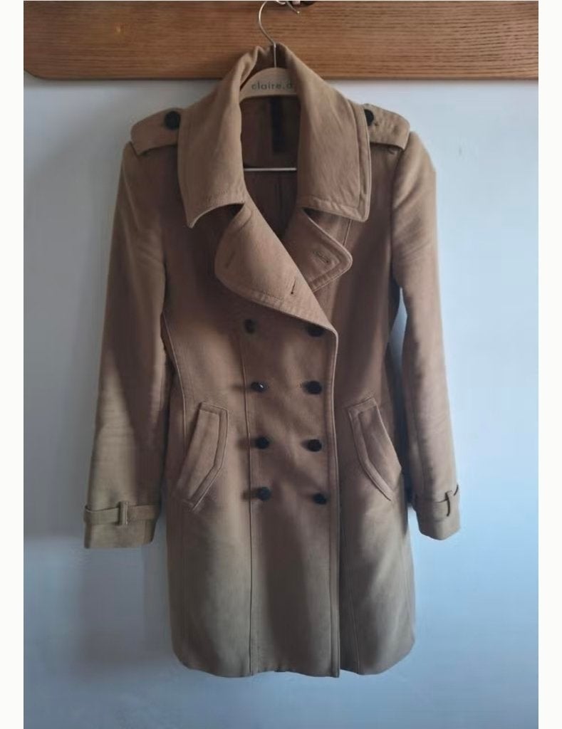Jas van het merk Mango Suit, Kleding | Dames, Jassen | Winter, Ophalen, Mango, Bruin, Zo goed als nieuw