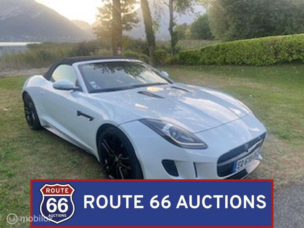 Jaguar F-Type S V8 | 2014 | Route 66 Auctions, Auto's, Jaguar, Zwart, Bedrijf, Handgeschakeld, Overige carrosserie