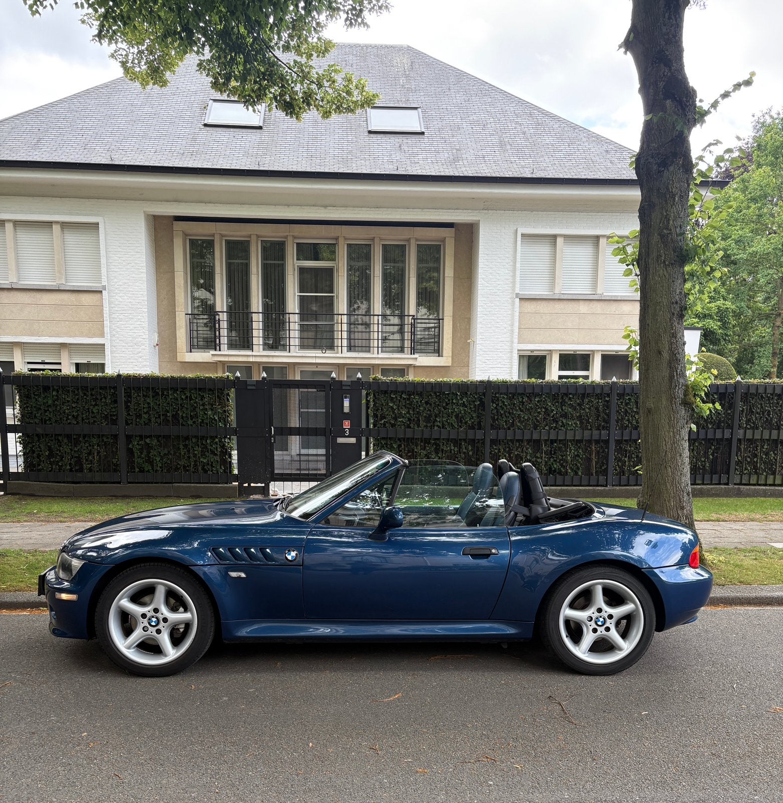 BMW Z3 2.O - Roadstar cabrio 6 Cyl, Auto's, BMW, Particulier, Z3, Radio, Benzine, Cabriolet, Handgeschakeld, Blauw, Blauw, Leder