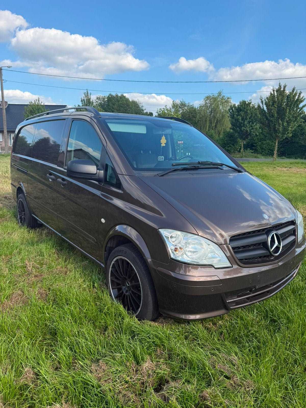 Mercedes vito, Auto's, Stof, Zwart, Bruin, Particulier
