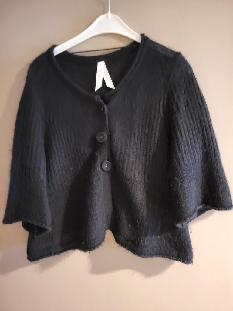 Zwarte gilet met knopen merk Summum Woman mt M als nieuw, Kleding | Dames, Ophalen of Verzenden