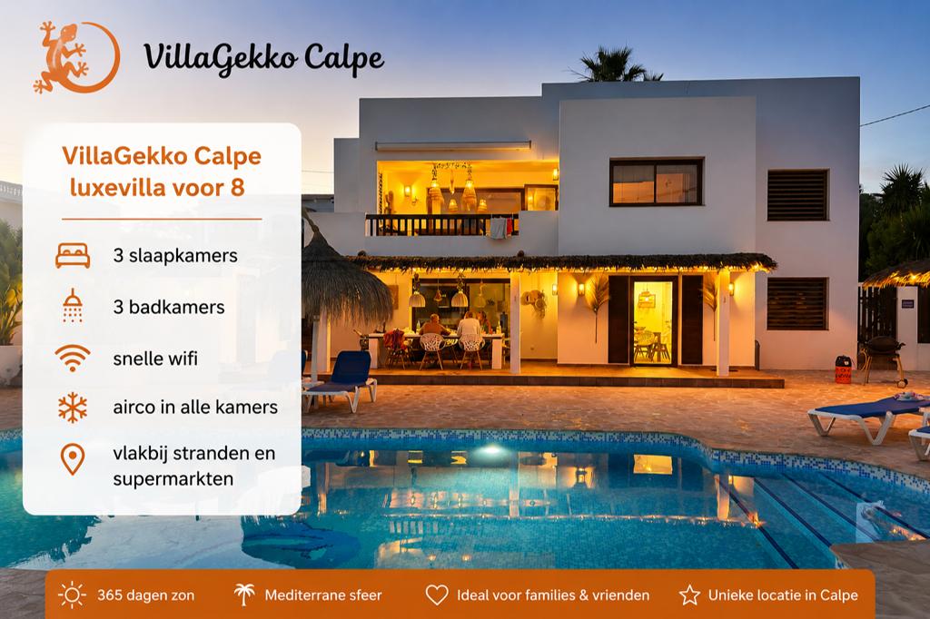Villa de luxe à louer à Calpe, Vacances, Vacances | Soleil & Plage
