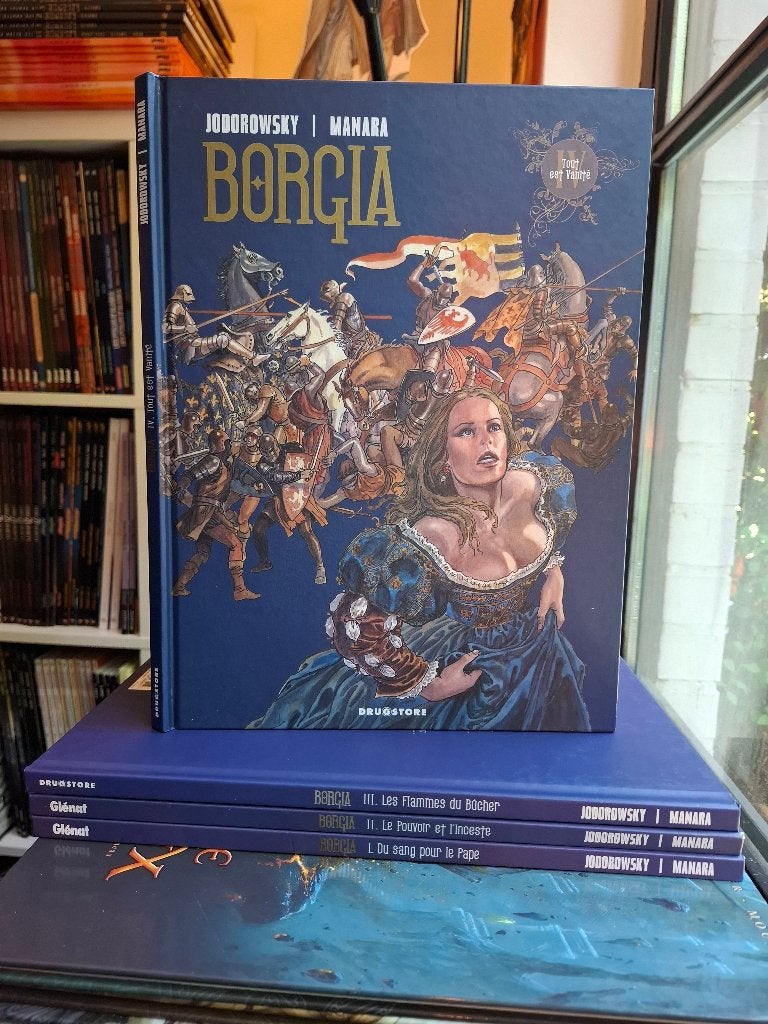 BORGIA MANARA TOMES 1 à 4 SERIE COMPLETE TBE EO/REED, Livres, BD, Série complète ou Série, Enlèvement ou Envoi, Comme neuf