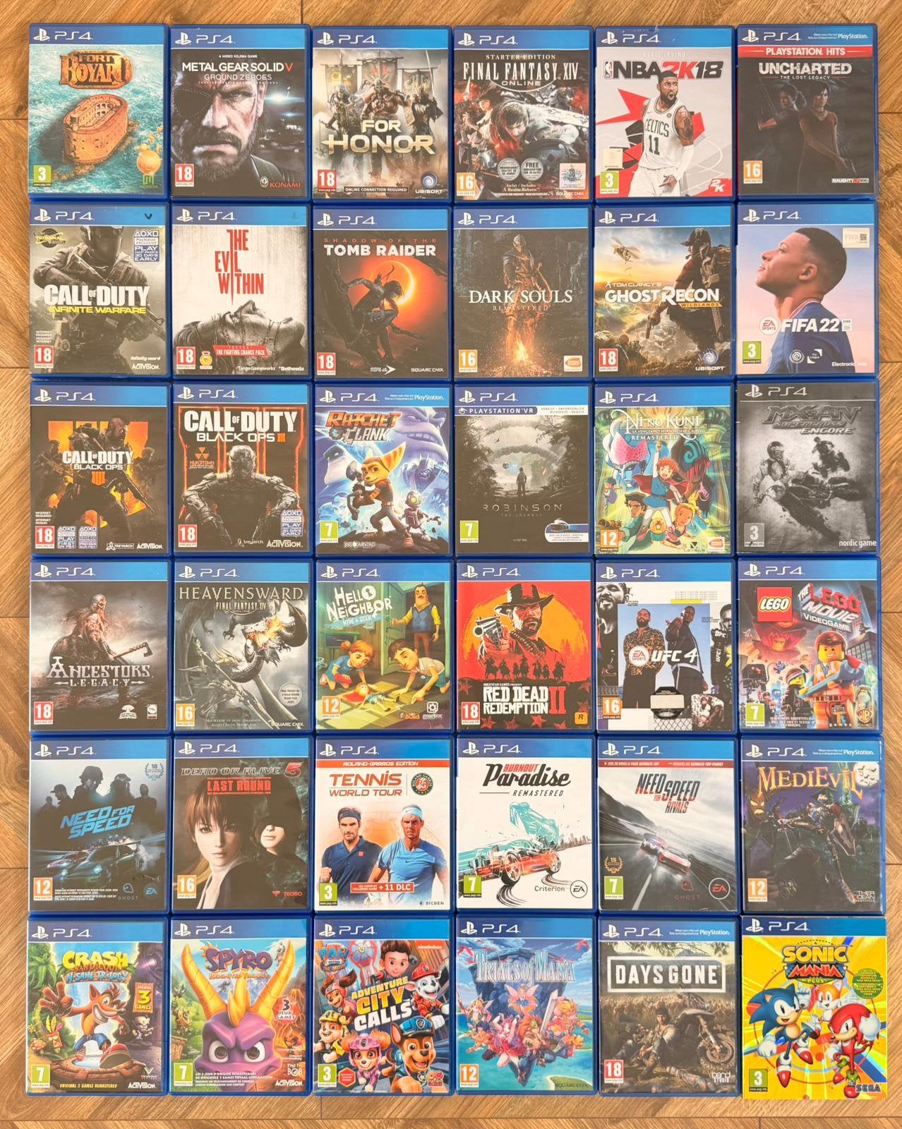 Lot van PS4 Games, Ophalen, Zo goed als nieuw, Online