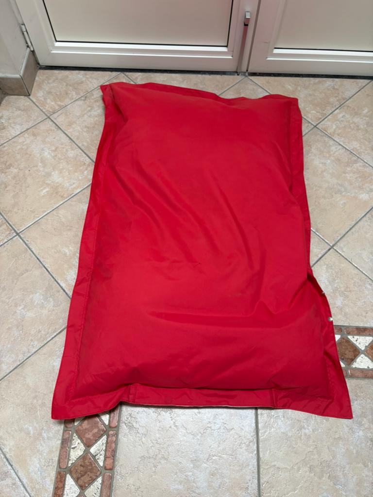 2 zitzakken, Ophalen, Gebruikt, Blauw