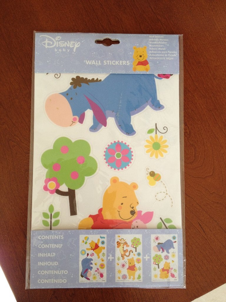 Winnie de Poeh muurstickers, Nieuw, Ophalen of Verzenden, Wanddecoratie, Meerkleurig