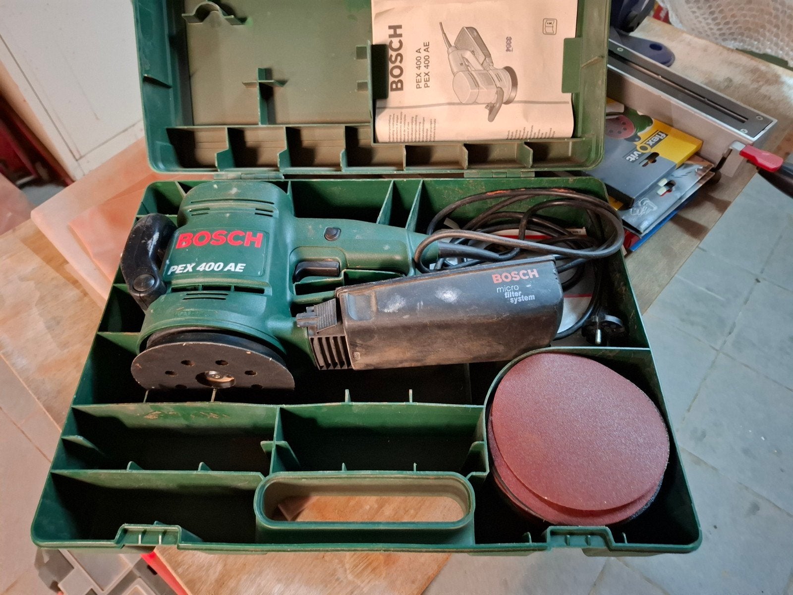excentrische schuurmachine  van Bosch, Doe-het-zelf en Bouw, Ophalen, Gebruikt, Bosch