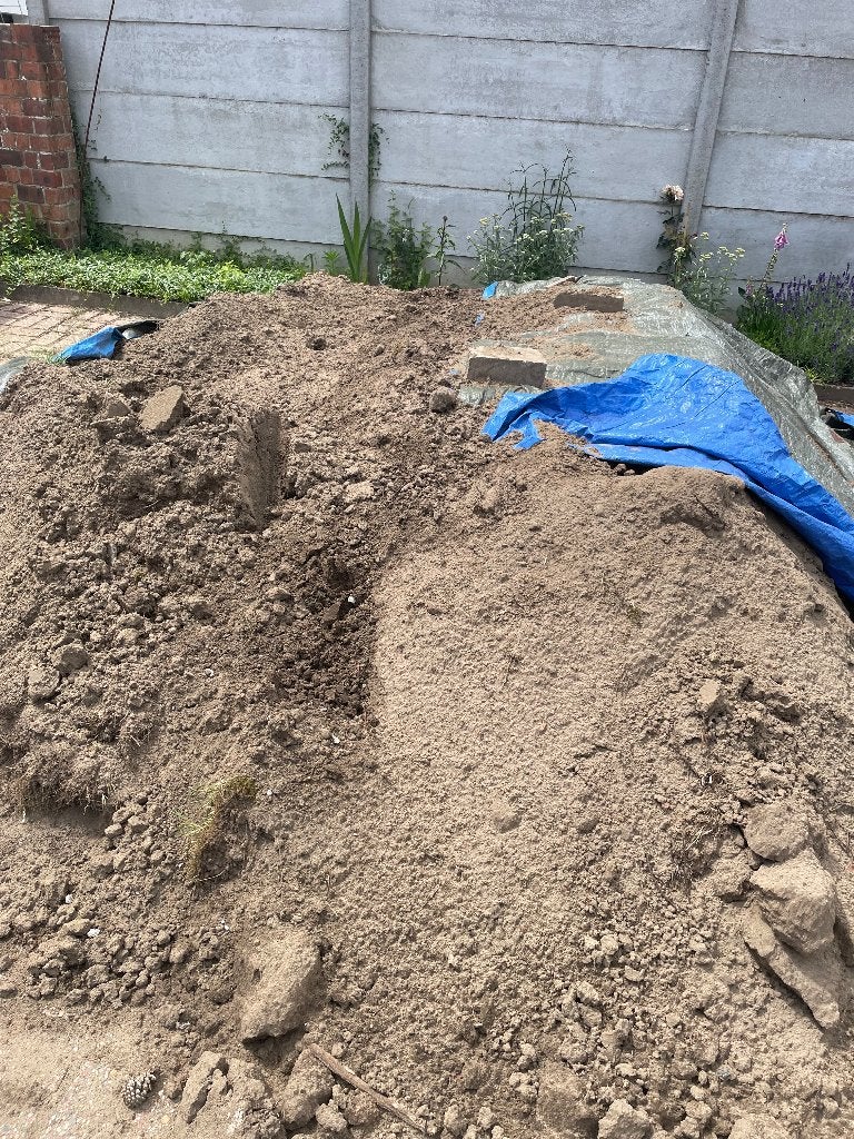 Gratis zwart zand, Tuin en Terras, Zand, Ophalen, Gebruikt, Overige typen