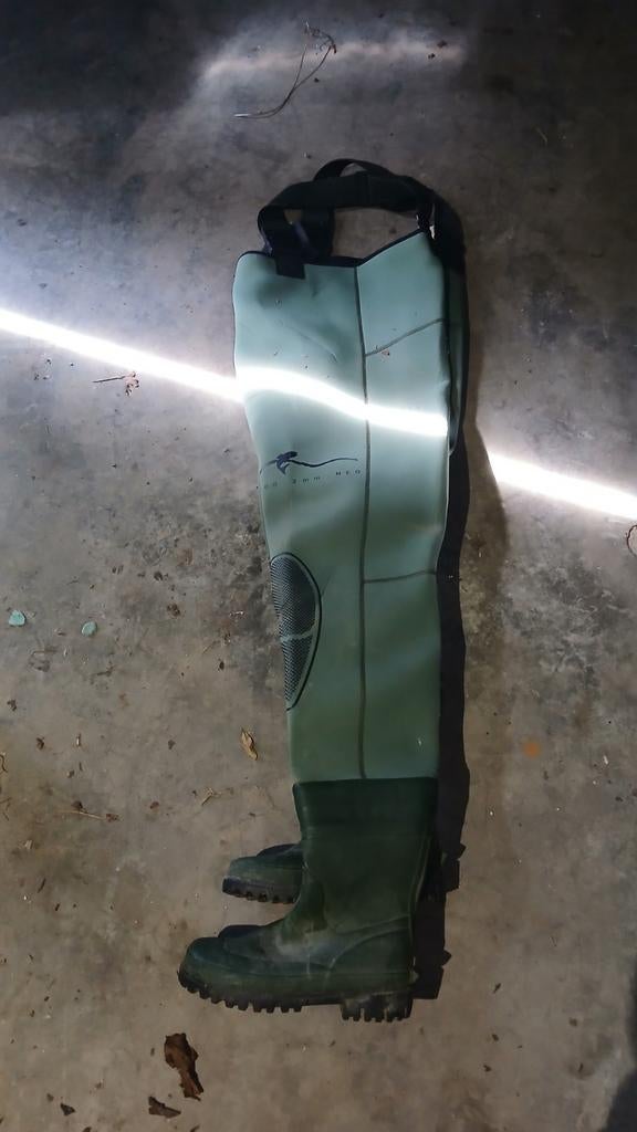 Waders neopren, Enlèvement