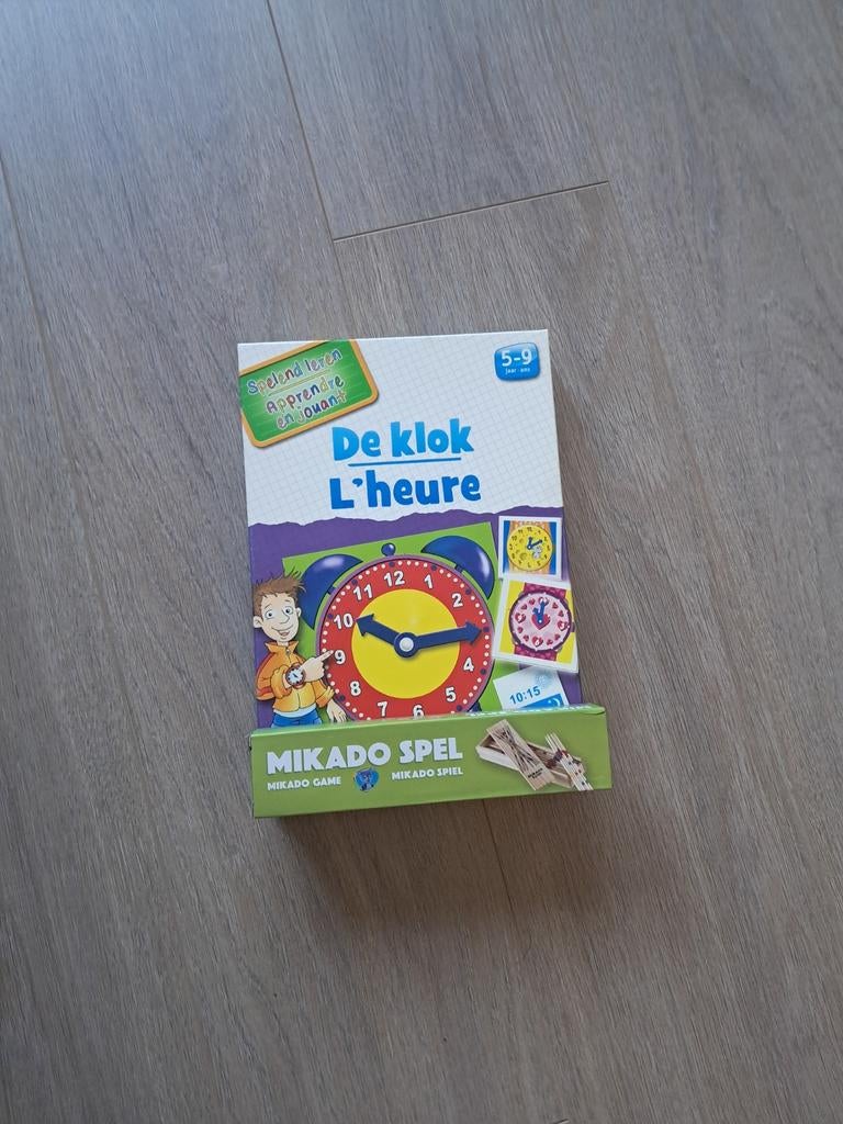De Klok Spel+Mikado Spel ( Alleen afhalen en dan betalen!), Hobby & Loisirs créatifs, Jeux de société | Autre, Enlèvement
