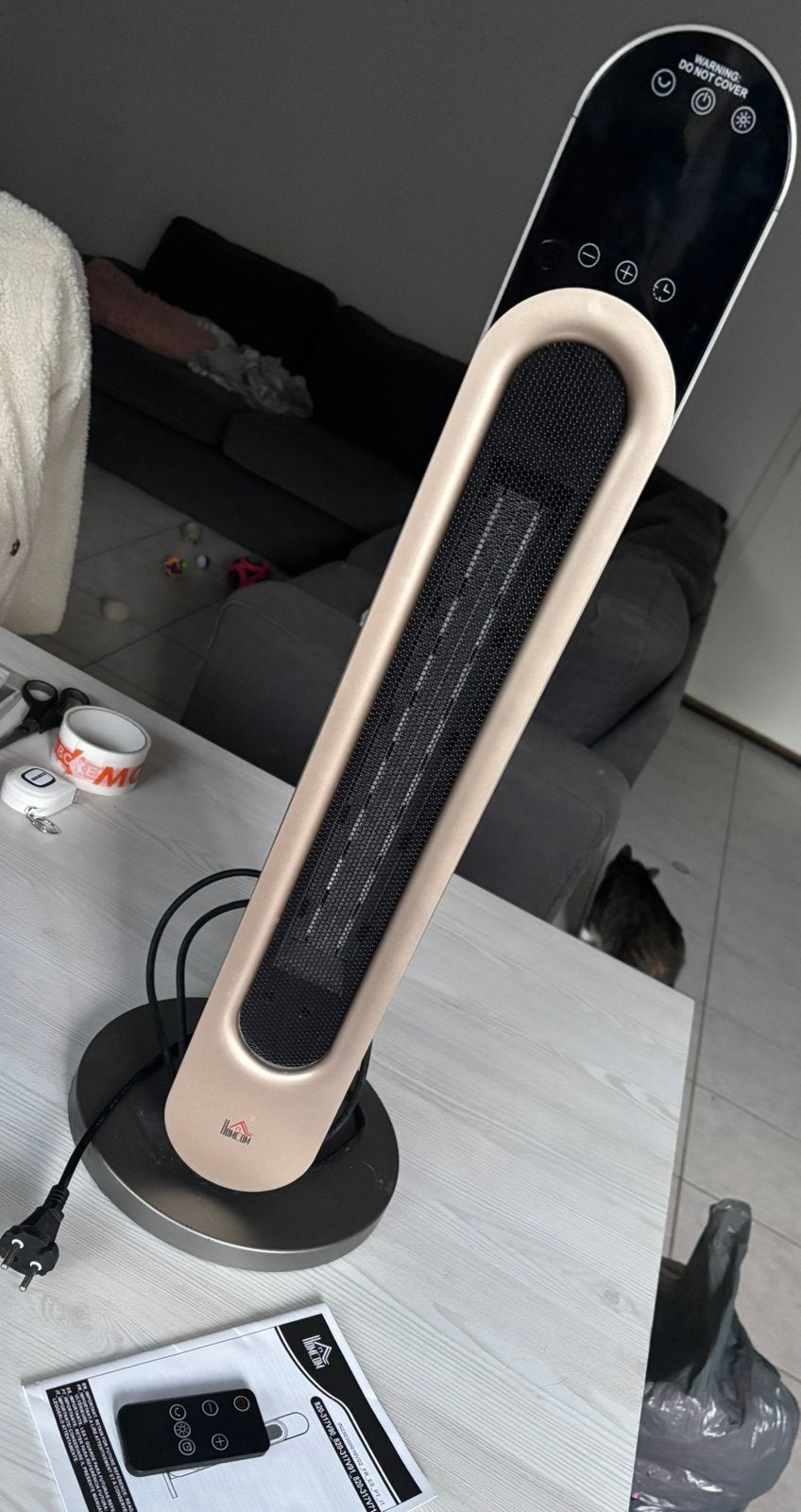Chauffage d’appoint + ventilo, Electroménager, Enlèvement, Comme neuf