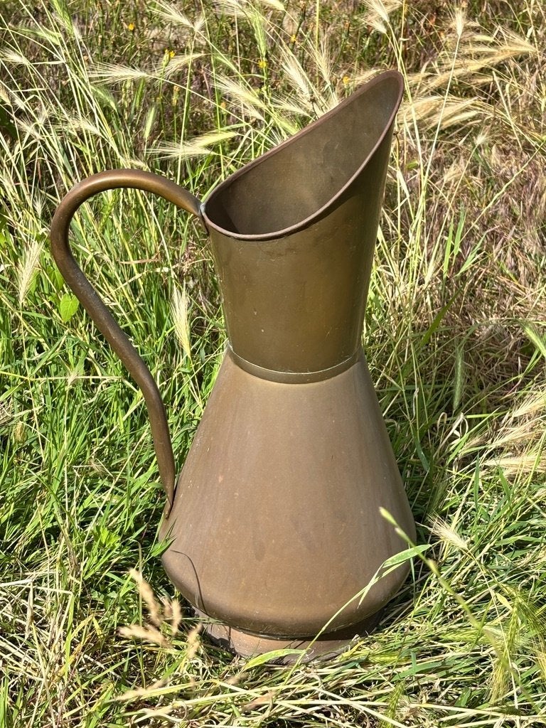 Antieke grote koperen kan, Antiek en Kunst, Ophalen