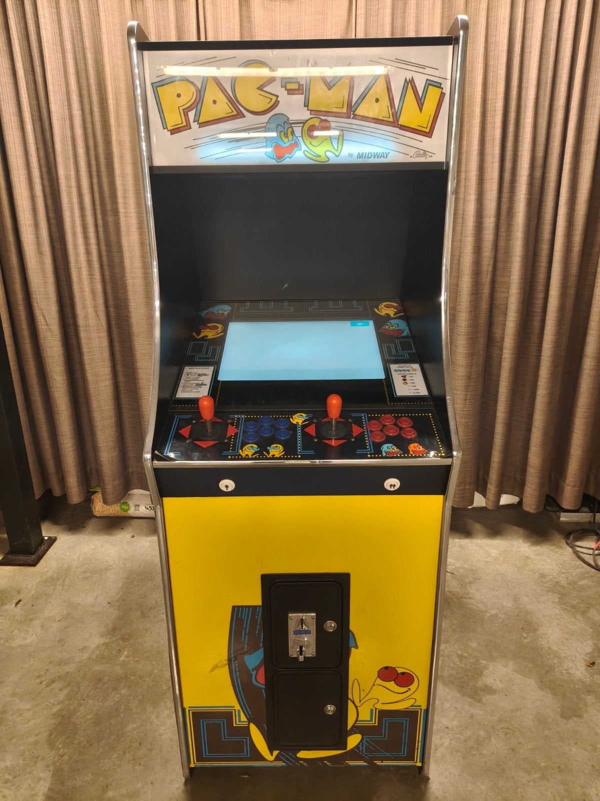 Arcade spelconsoles 1000 games, pac-man layout, Ophalen